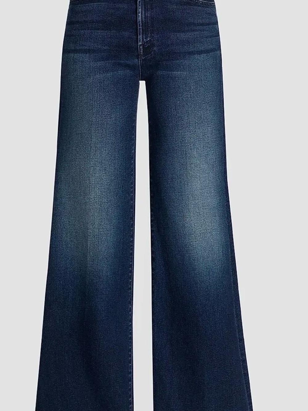 MOTHER Deep Indigo High-Rise Wide-Leg Jeans